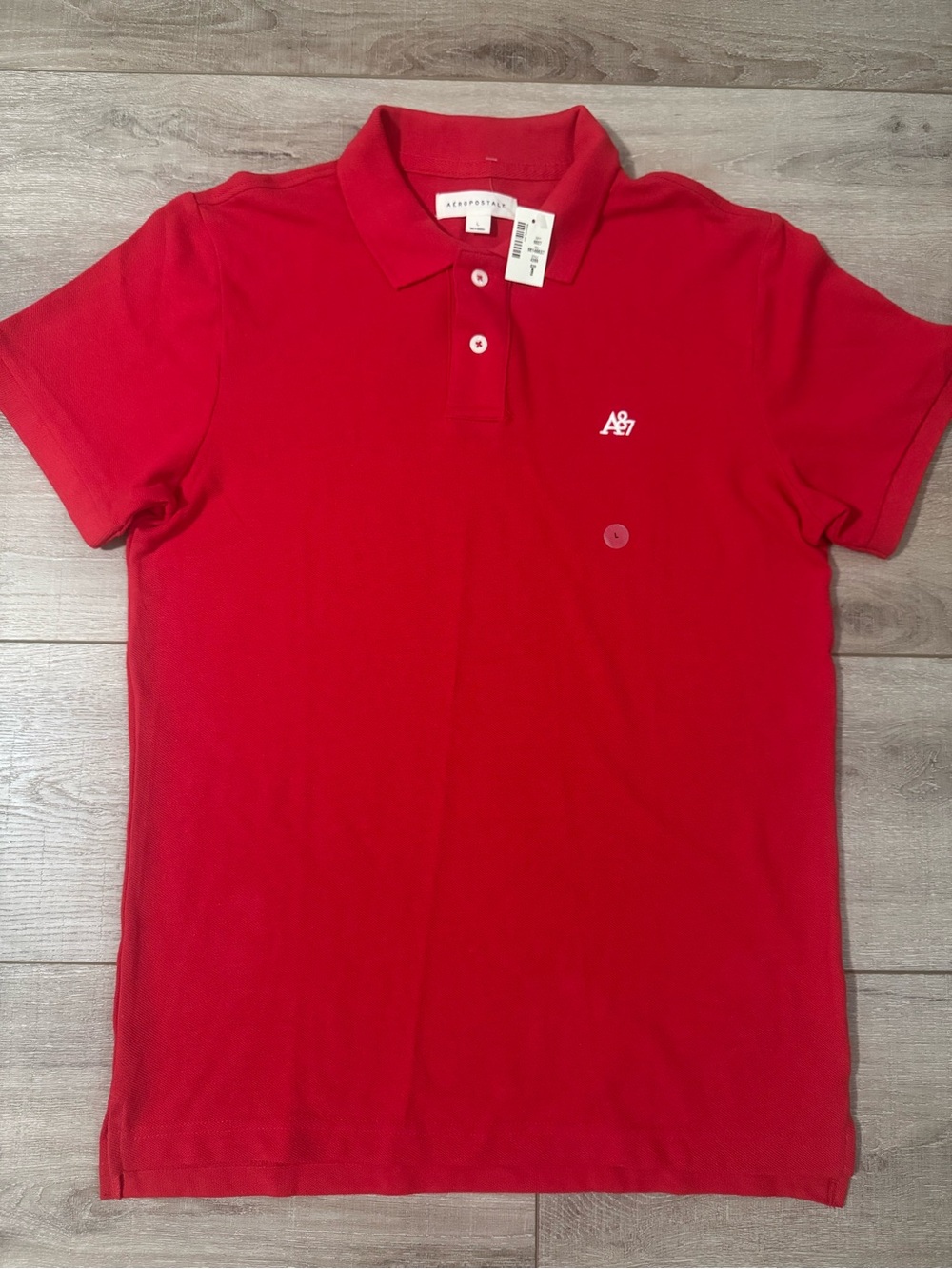 Aeropostale Red A87 Men Polo Shirt